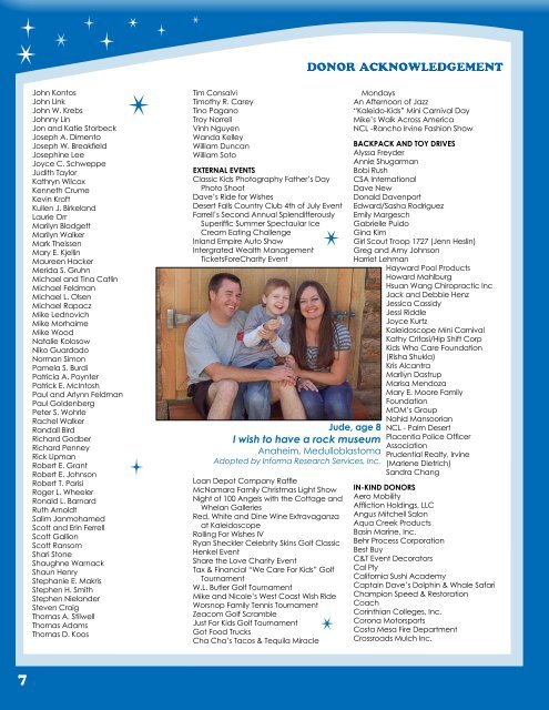 2011 annual report - Make-A-Wish Foundation of Orange County ...