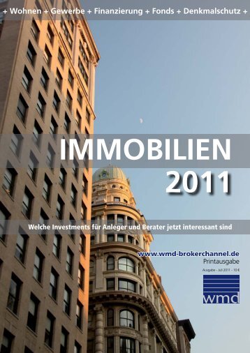 Geschlossene Immobilienfonds - WMD Brokerchannel