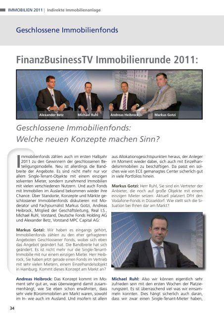 Geschlossene Immobilienfonds - WMD Brokerchannel