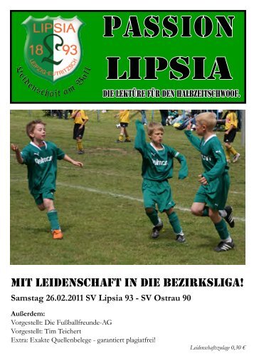 Heft 8 - SV Lipsia 93 Leipzig-Eutritzsch