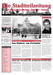 Oktober 2006 - Stadtteilzeitung Schöneberg