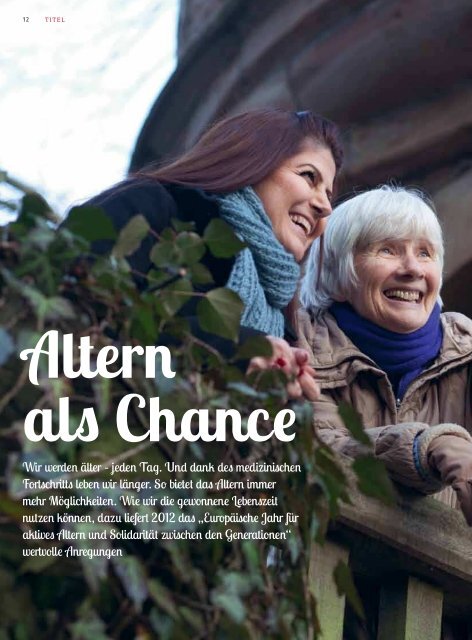 Altern als Chance - Alexianer Krankenhaus GmbH