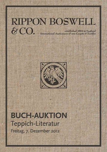 Buch-Auktion - Rippon Boswell & Co.