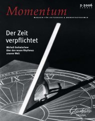 Der Zeit verpflichtet - Glashütte Original