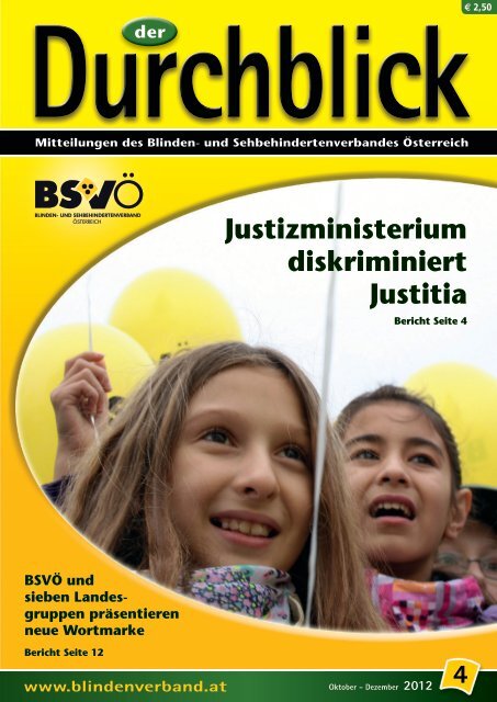 Durchblick - BSVÖ - Blinden- und Sehbehindertenverband Österreich