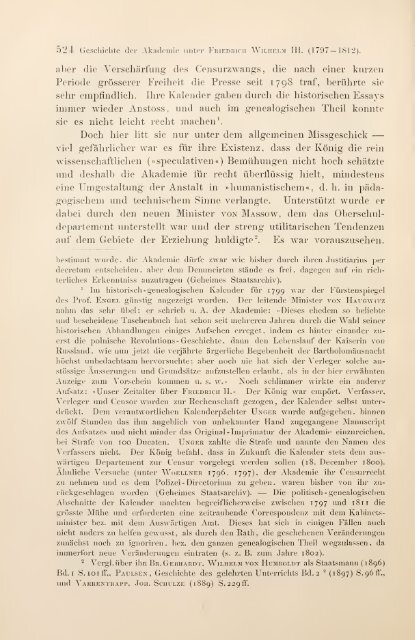 Geschichte der Königlich Preussischen ... - Warburg Institute