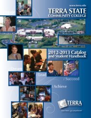 2012-2013 Terra State Community College Catalog