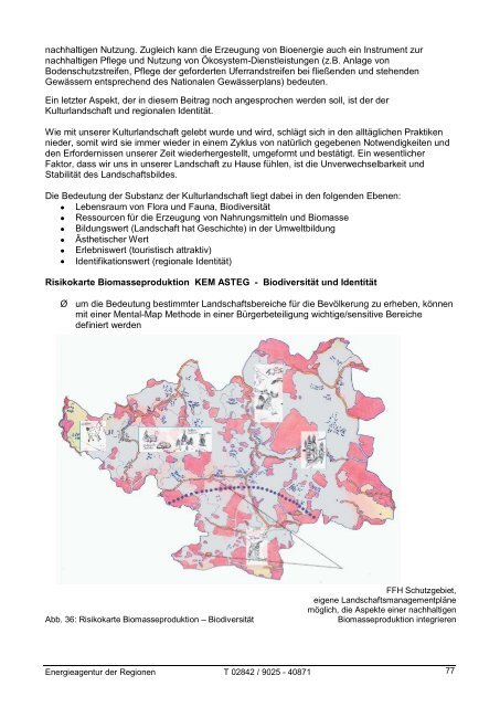 Umsetzungskonzept - Übersichtskarte der Klima- und Energie ...