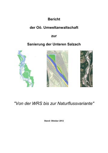 "Von der WRS bis zur Naturflussvariante" - Oö. Umweltanwaltschaft