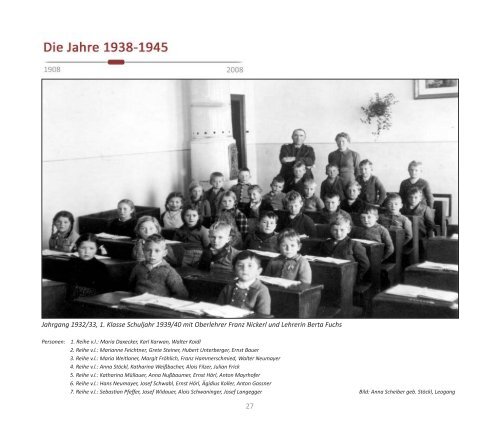 Festschrift 100 Jahre Volksschule - Gemeinde Leogang