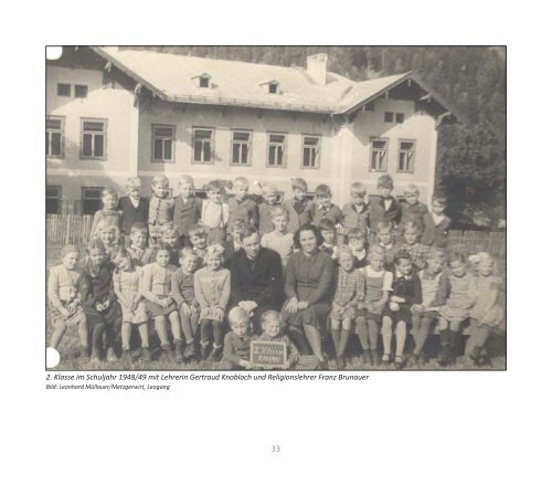 Festschrift 100 Jahre Volksschule - Gemeinde Leogang