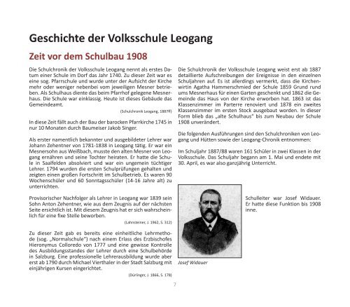 Festschrift 100 Jahre Volksschule - Gemeinde Leogang