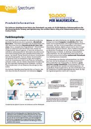 Produktinformation - Quintsysteme GmbH