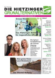 GRÜNALTERNATIVEN - Die Grünen Hietzing