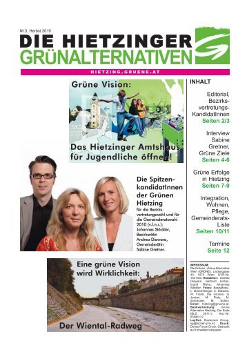 GRÜNALTERNATIVEN - Die Grünen Hietzing