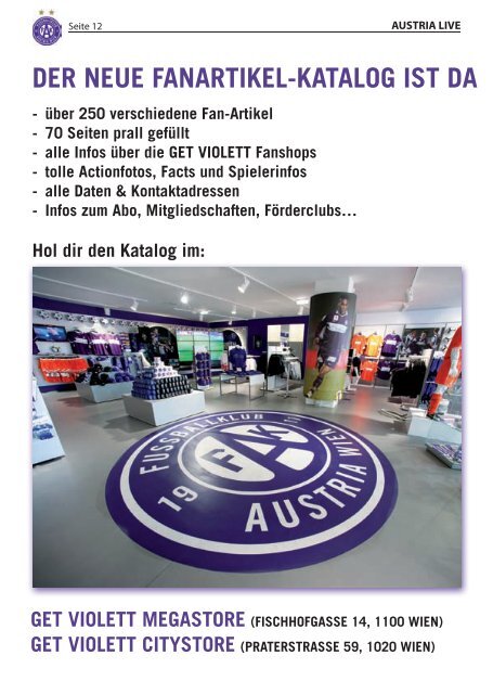 get violett citystore - FK Austria Wien