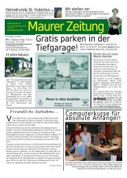 Maurer Zeitung - Liesing online