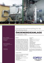 ÖKOENERGIEANLAGE - COFELY Gebäudetechnik GmbH