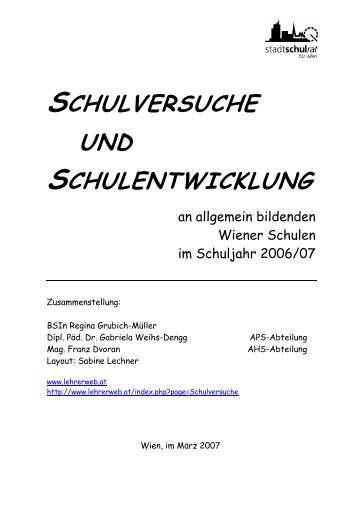 auf – fällig – ab – weichend - Referat für Schulversuche und ...