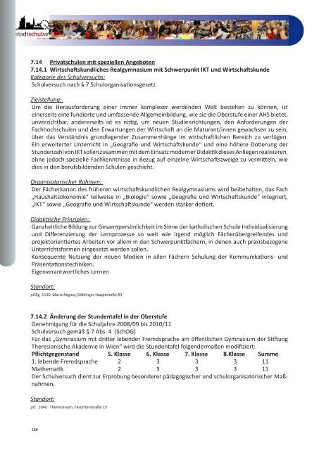 Schulversuchsbroschüre 2009/2010 - Referat für Schulversuche ...