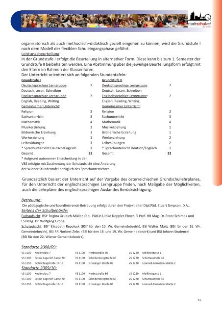 Schulversuchsbroschüre 2009/2010 - Referat für Schulversuche ...