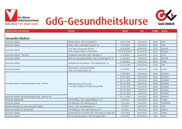 Kurse und Workshops