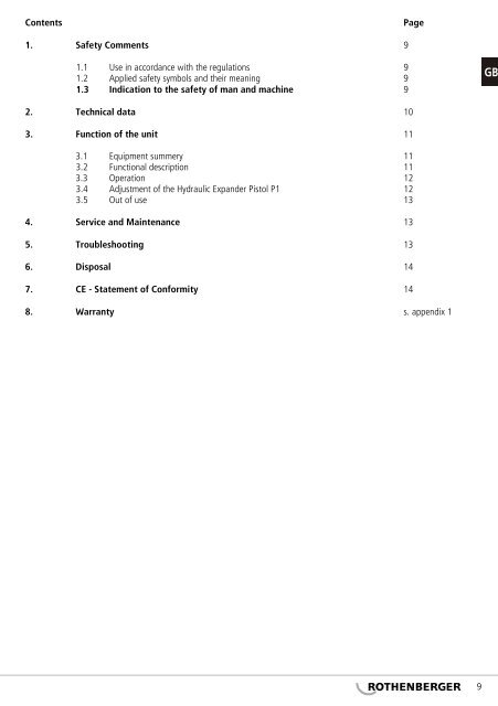 Lufthydraulik Expanderanlage P 600 01.3201 P600 basic 01.3250 ...