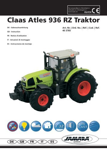 Claas Atles 936 RZ Traktor - CMC
