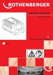 battery charger - Rothenberger South Africa