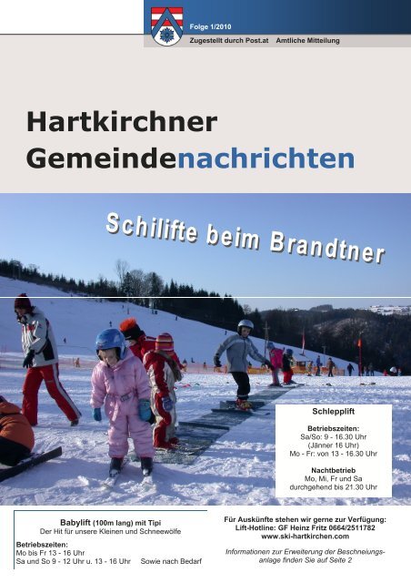 Hartkirchner Gemeindenachrichten - Hartkirchen - Land ...