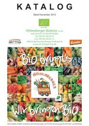 Katalog Winter 12 - Höhenberger Biokiste