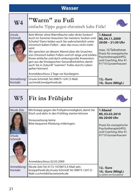 das Programm 2009/2010 im PDF-Format - Kneipp-Verein ...