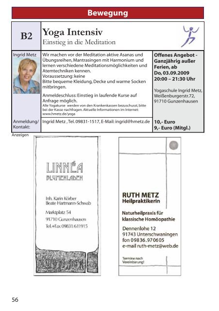 das Programm 2009/2010 im PDF-Format - Kneipp-Verein ...