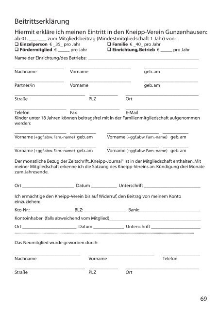 das Programm 2009/2010 im PDF-Format - Kneipp-Verein ...