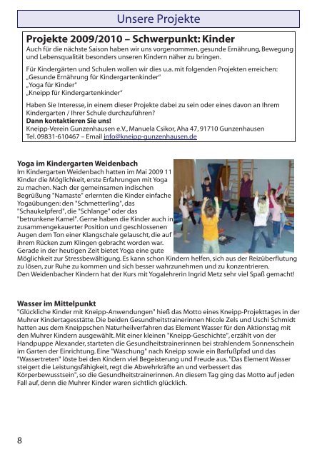 das Programm 2009/2010 im PDF-Format - Kneipp-Verein ...