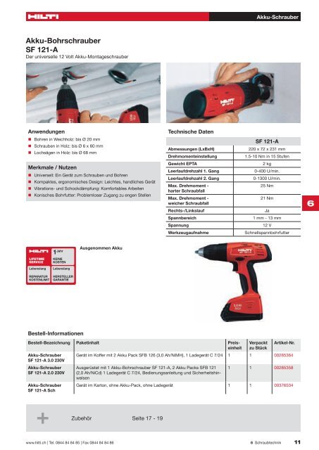 Schraubtechnik - Hilti