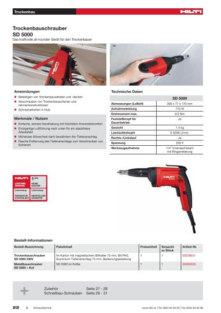 Schraubtechnik - Hilti