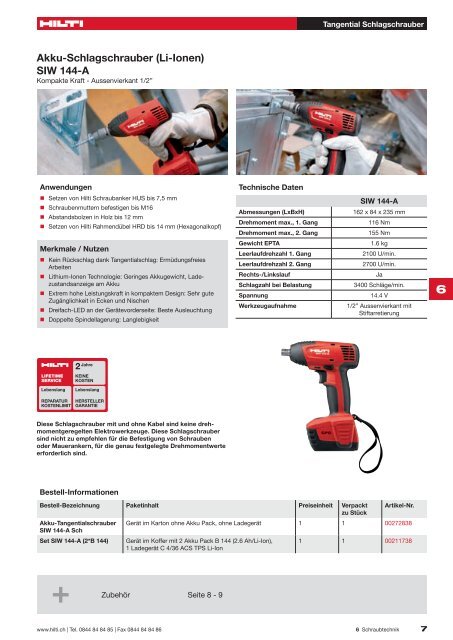 Schraubtechnik - Hilti