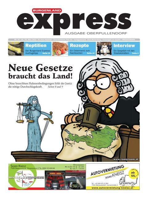 Die Zeitung zum Download als PDF (Ausgabe Oberpullendorf