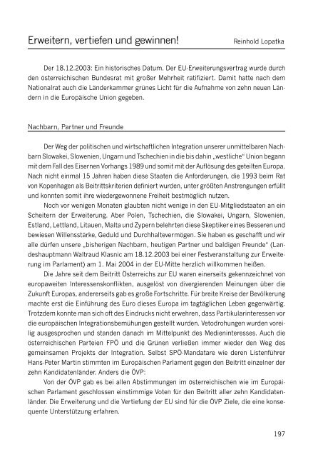 Steirisches Jahrbuch für Politik 2003 - Steirische Volkspartei