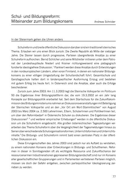 Steirisches Jahrbuch für Politik 2003 - Steirische Volkspartei