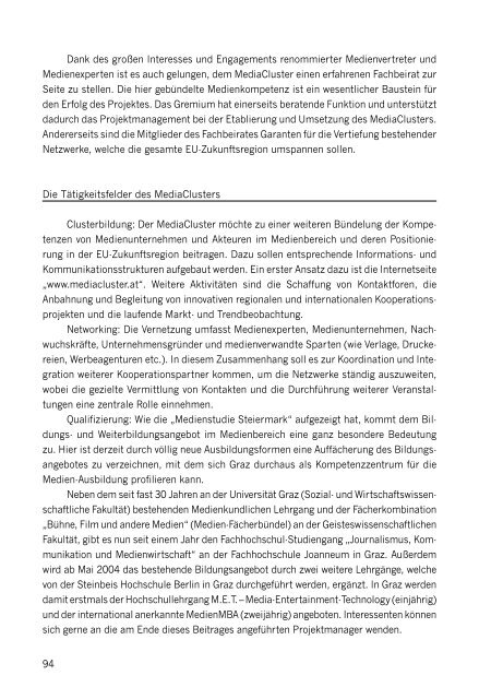 Steirisches Jahrbuch für Politik 2003 - Steirische Volkspartei