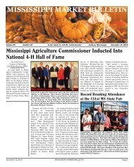 mississippi market bulletin - Mississippi Department of Agriculture ...