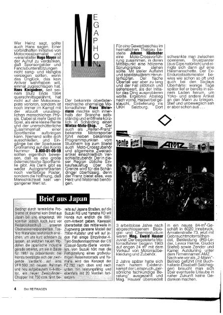 Der Reitwagen Juli 1986 (PDF, 18.876 KB) - Motorradreporter