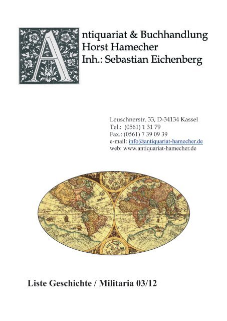 Geschichte Politik Letzte Neuzugange Antiquariat Horst