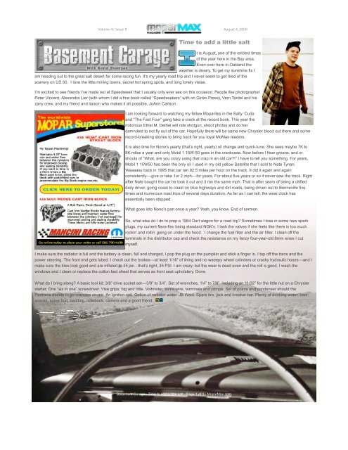 Print This Issue! - Mopar Max Magazine