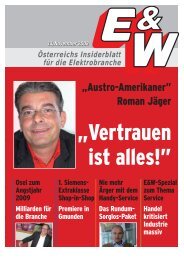 „Austro-Amerikaner” Roman Jäger - E&W