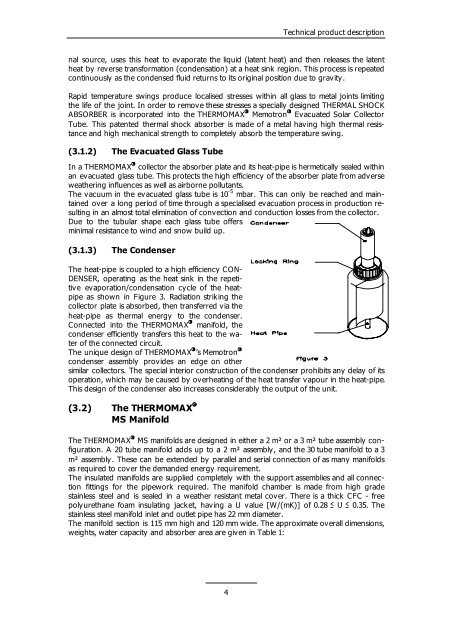 ā Evacuated Solar Energy Collector Technical Reference