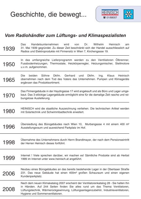 55 Aufbau einer Lüftungsanlage samt Zubehör siehe ... - Heinisch