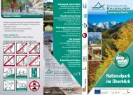 Nationalpark im Überblick - Nationalpark Kalkalpen